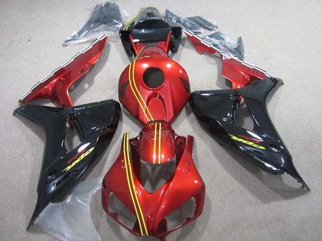 ABS 2006-2007 Black Red Yellow Honda CBR1000RR Motorcycle Fairing Kit Canada ABS 2006-2007 Black Red Yellow Honda CBR1000RR Motorcycle Fairing Kit Canada