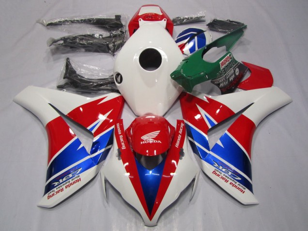 ABS 2008-2011 Red White Blue Honda CBR1000RR Motorcycle Fairing Canada ABS 2008-2011 Red White Blue Honda CBR1000RR Motorcycle Fairing Canada