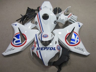 ABS 2008-2011 White Blue Repsol Honda CBR1000RR Motorbike Fairing Canada
