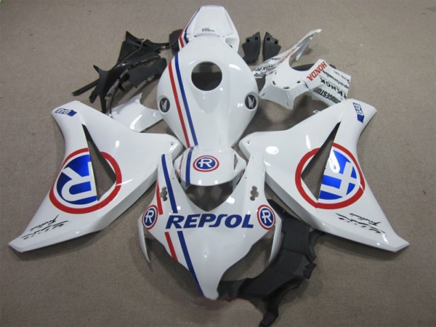 ABS 2008-2011 White Blue Repsol Honda CBR1000RR Motorbike Fairing Canada