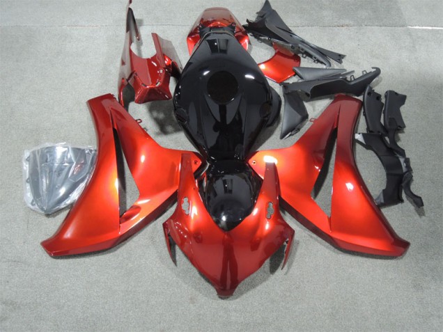 ABS 2008-2011 Black Red Honda CBR1000RR Moto Fairings Canada ABS 2008-2011 Black Red Honda CBR1000RR Moto Fairings Canada