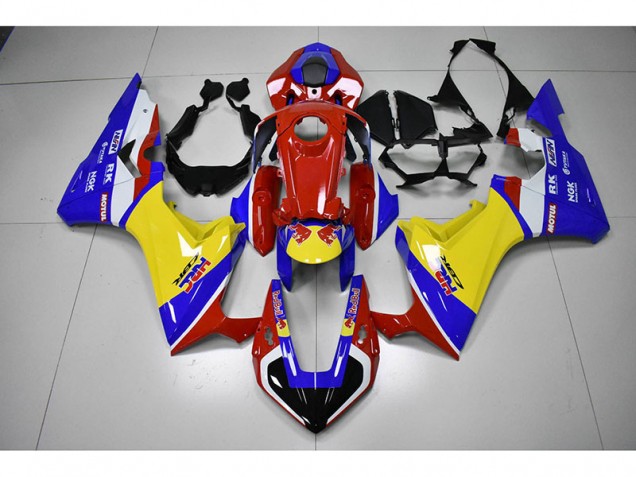 ABS 2017-2020 Red Yellow Blue HRC Red Bull Honda CBR1000RR Bike Fairing Canada ABS 2017-2020 Red Yellow Blue HRC Red Bull Honda CBR1000RR Bike Fairing Canada