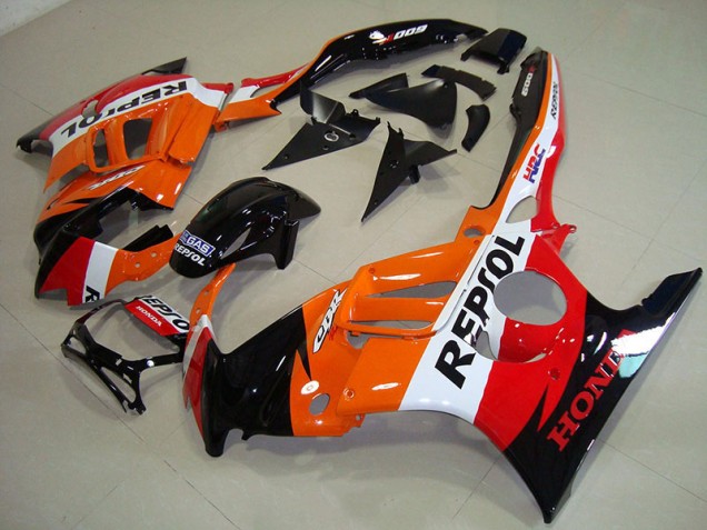 ABS 1995-1998 Black Orange Repsol Honda CBR600 F3 Replacement Fairings Canada ABS 1995-1998 Black Orange Repsol Honda CBR600 F3 Replacement Fairings Canada