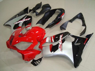 2004-2007 Red Silver Honda CBR600 F4i Replacement Motorcycle Fairings Canada