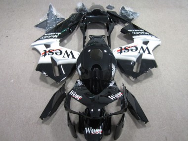 2003-2004 West White Black Honda CBR600RR Motorbike Fairings Canada