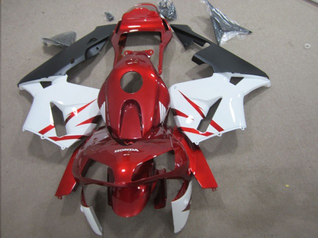 ABS 2003-2004 Red White Honda CBR600RR Motorcycle Fairing Kit Canada ABS 2003-2004 Red White Honda CBR600RR Motorcycle Fairing Kit Canada