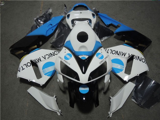 ABS 2005-2006 White Blue Konica Minolta Honda CBR600RR Motorcycle Fairing Kits Canada ABS 2005-2006 White Blue Konica Minolta Honda CBR600RR Motorcycle Fairing Kits Canada