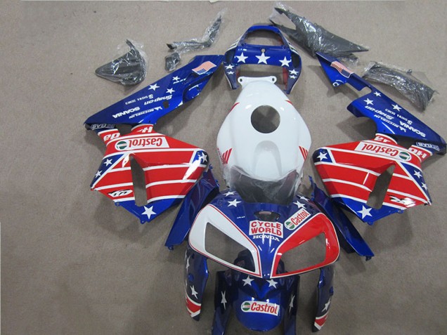 ABS 2005-2006 Cycle World Castrol Honda CBR600RR Motorcycle Bodywork Canada ABS 2005-2006 Cycle World Castrol Honda CBR600RR Motorcycle Bodywork Canada