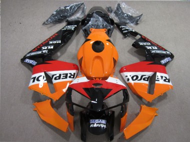 ABS 2005-2006 Orange Red Black Repsol Honda CBR600RR Motorbike Fairing Kits Canada
