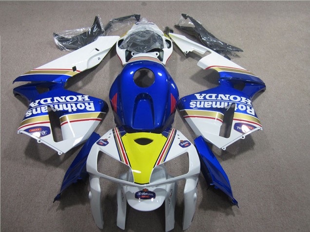 ABS 2005-2006 Blue White Rothmans Honda CBR600RR Moto Fairings Canada ABS 2005-2006 Blue White Rothmans Honda CBR600RR Moto Fairings Canada