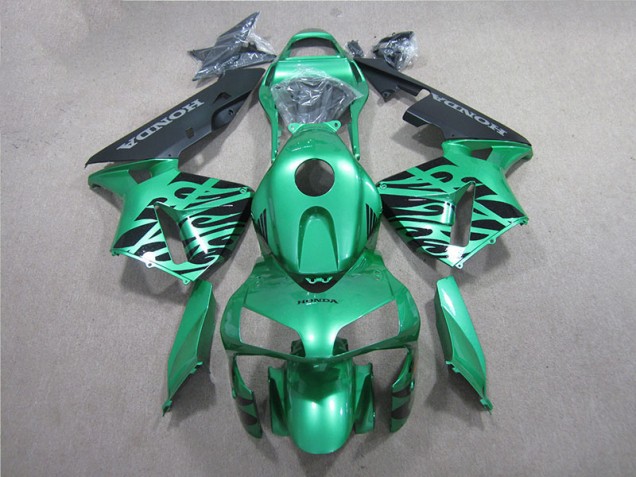 ABS 2005-2006 Green Black Honda CBR600RR Motorcycle Fairings Kit Canada ABS 2005-2006 Green Black Honda CBR600RR Motorcycle Fairings Kit Canada