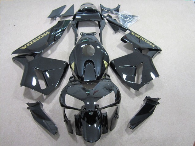 ABS 2005-2006 Black Gold Decal Honda CBR600RR Motorbike Fairings Canada ABS 2005-2006 Black Gold Decal Honda CBR600RR Motorbike Fairings Canada