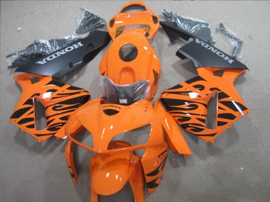 ABS 2005-2006 Orange Black Honda CBR600RR Motorbike Fairings Canada