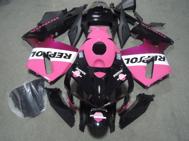 ABS 2005-2006 Pink Black Repsol Honda CBR600RR Bike Fairings Canada ABS 2005-2006 Pink Black Repsol Honda CBR600RR Bike Fairings Canada