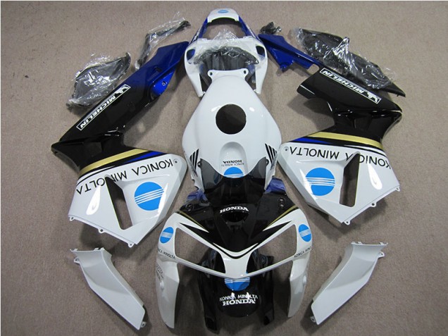 ABS 2005-2006 White Blue Konica Minolta Honda CBR600RR Motorcycle Replacement Fairings Canada ABS 2005-2006 White Blue Konica Minolta Honda CBR600RR Motorcycle Replacement Fairings Canada