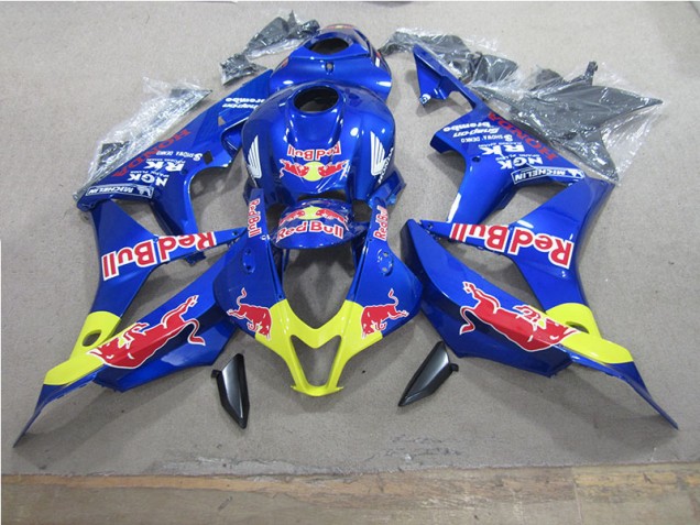 ABS 2007-2008 Blue Red Bull Honda CBR600RR Motorcycle Bodywork Canada ABS 2007-2008 Blue Red Bull Honda CBR600RR Motorcycle Bodywork Canada