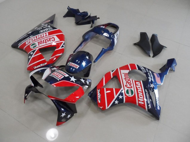 ABS 2002-2003 Blue Red Cycle World Castrol Honda CBR900RR 954 Motorcycle Fairing Kit Canada ABS 2002-2003 Blue Red Cycle World Castrol Honda CBR900RR 954 Motorcycle Fairing Kit Canada
