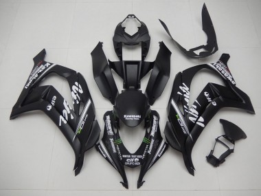 2016-2019 Black Reacing Team Ninja Kawasaki ZX10R Motorcycle Fairing Kits Canada