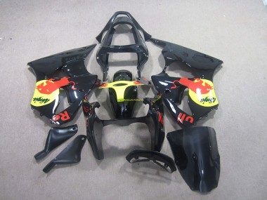 2000-2002 Black Yellow Red Bull Ninja Kawasaki ZX6R Motorcycle Replacement Fairings Canada
