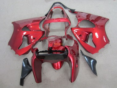 ABS 2000-2002 Red Kawasaki ZX6R Motorcyle Fairings Canada