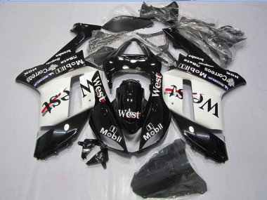 ABS 2007-2008 Black West Mobil Kawasaki ZX6R Motorcycle Bodywork Canada