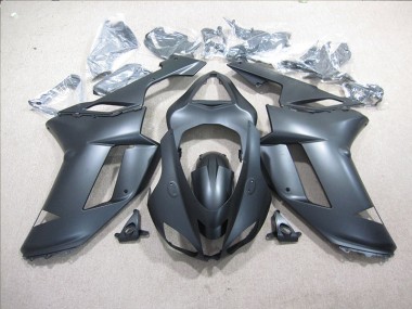 ABS 2007-2008 Black Kawasaki ZX6R Motorcycle Fairings Canada