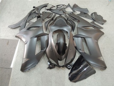 ABS 2007-2008 Black Kawasaki ZX6R Motorcycle Fairing Kit Canada