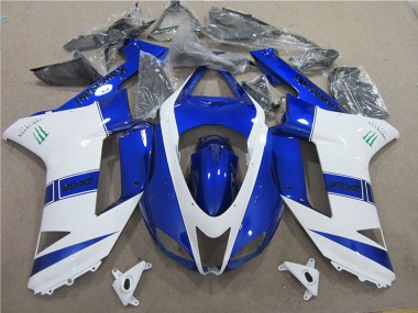 ABS 2007-2008 Blue White Monster Kawasaki ZX6R Bike Fairing Canada