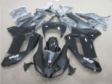ABS 2007-2008 Black White Kawasaki ZX6R Motor Bike Fairings Canada