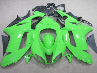 ABS 2007-2008 Green Kawasaki ZX6R Replacement Motorcycle Fairings Canada