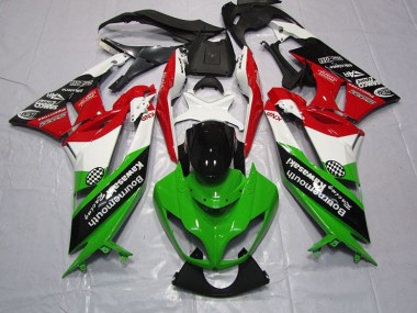 ABS 2009-2012 Green Red Kawasaki ZX6R Motorcylce Fairings Canada