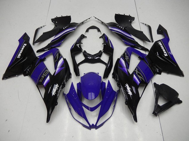 ABS 2013-2018 Black Blue Kawasaki ZX6R Motorbike Fairing Canada ABS 2013-2018 Black Blue Kawasaki ZX6R Motorbike Fairing Canada