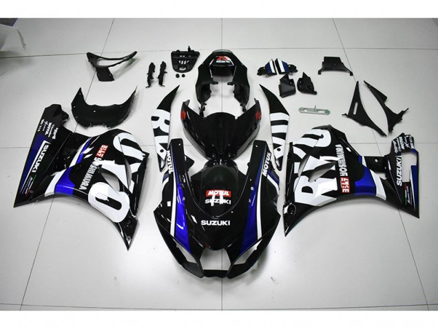 ABS 2017-2021 Black White Motul Suzuki GSXR1000 Motorcycle Fairings Kits Canada ABS 2017-2021 Black White Motul Suzuki GSXR1000 Motorcycle Fairings Kits Canada