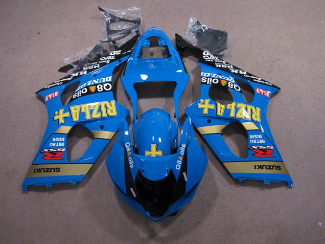 ABS 2003-2004 Blue Rizla Q8 oils Suzuki GSXR1000 Motorcycle Fairing Canada