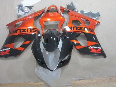 2003-2004 Black Orange Suzuki GSXR1000 Motorbike Fairing Canada