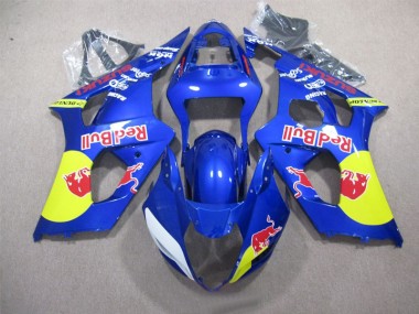 2003-2004 Blue Red Bull Suzuki GSXR1000 Replacement Motorcycle Fairings Canada