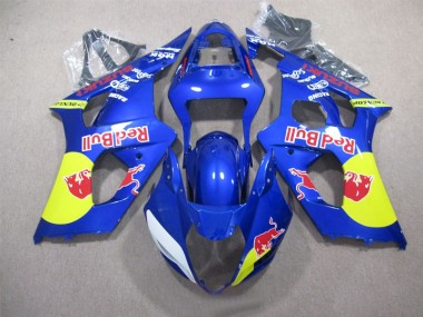 ABS 2003-2004 Blue Red Bull Suzuki GSXR1000 Replacement Motorcycle Fairings Canada