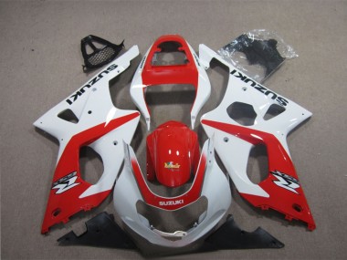 ABS 2003-2004 Red White Suzuki GSXR1000 Motorcyle Fairings Canada