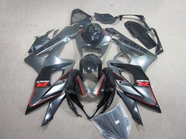 2005-2006 Black Red Suzuki GSXR1000 Motorcycle Fairings Kit Canada