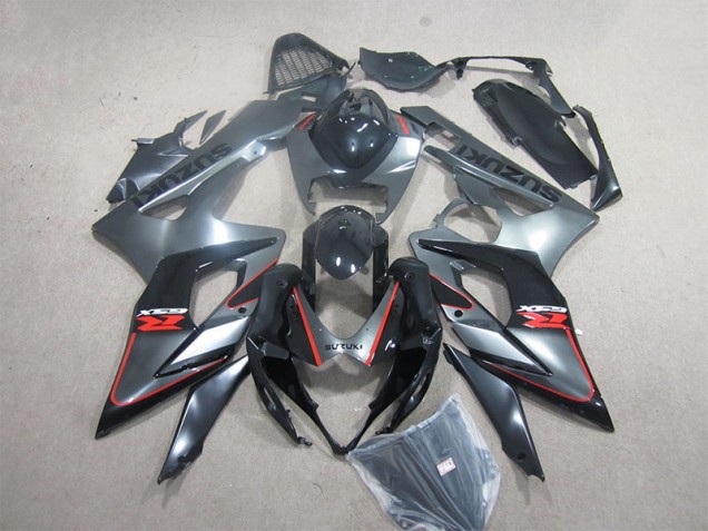 ABS 2005-2006 Black Red Suzuki GSXR1000 Motorcycle Fairings Kit Canada ABS 2005-2006 Black Red Suzuki GSXR1000 Motorcycle Fairings Kit Canada