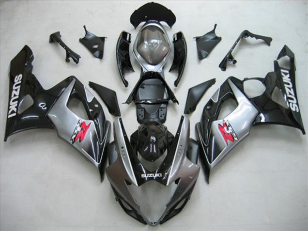 ABS 2005-2006 Black Silver Suzuki GSXR1000 Motorcycle Fairing Canada ABS 2005-2006 Black Silver Suzuki GSXR1000 Motorcycle Fairing Canada