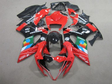 ABS 2005-2006 Black Red Green Suzuki GSXR1000 Bike Fairing Canada