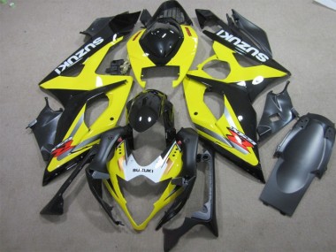ABS 2005-2006 Black Yellow Suzuki GSXR1000 Motor Bike Fairings Canada