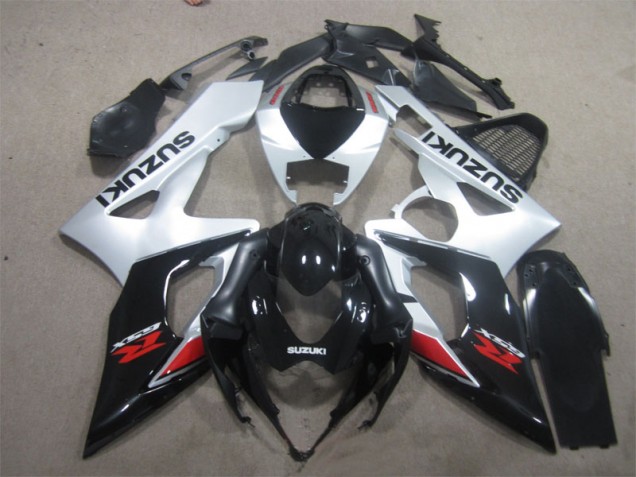 ABS 2005-2006 Black White Suzuki GSXR1000 Motorcycle Replacement Fairings Canada ABS 2005-2006 Black White Suzuki GSXR1000 Motorcycle Replacement Fairings Canada