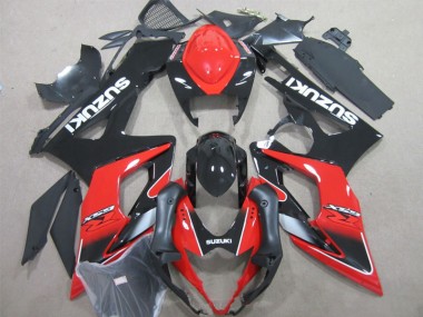 ABS 2005-2006 Black Red Suzuki GSXR1000 Motorcycle Fairings Canada