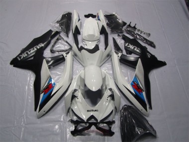 2007-2008 White Black Suzuki GSXR1000 Motor Bike Fairings Canada