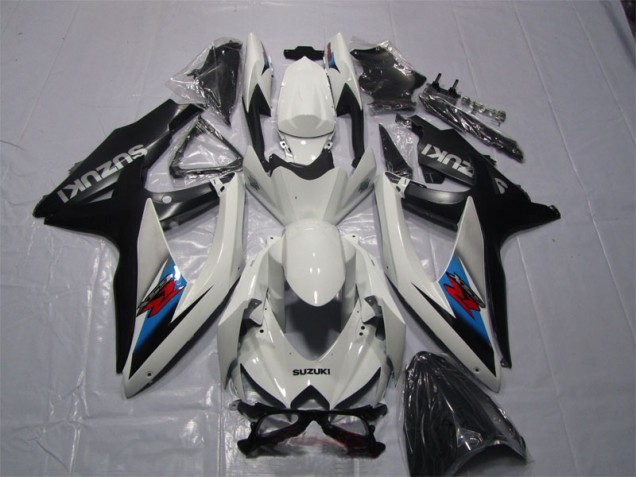 ABS 2007-2008 White Black Suzuki GSXR1000 Motor Bike Fairings Canada ABS 2007-2008 White Black Suzuki GSXR1000 Motor Bike Fairings Canada