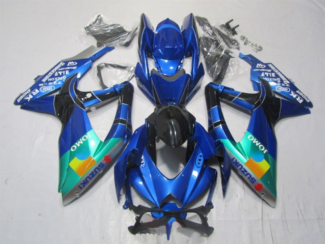 ABS 2007-2008 Blue Black Green Jomo Suzuki GSXR1000 Motorcycle Bodywork Canada ABS 2007-2008 Blue Black Green Jomo Suzuki GSXR1000 Motorcycle Bodywork Canada