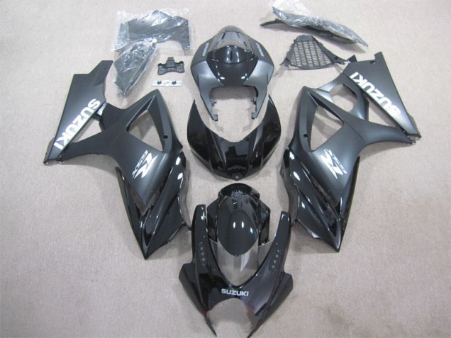 2007-2008 Black Suzuki GSXR1000 Motorcyle Fairings Canada