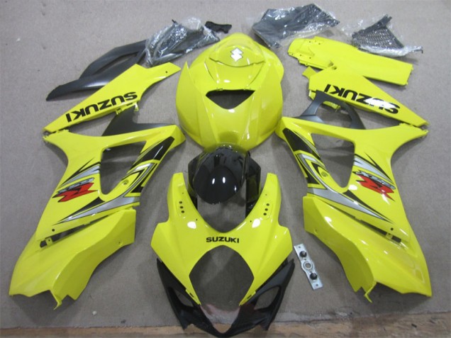 ABS 2007-2008 Yellow Black Suzuki GSXR1000 Motorcycle Fairings Kit Canada ABS 2007-2008 Yellow Black Suzuki GSXR1000 Motorcycle Fairings Kit Canada